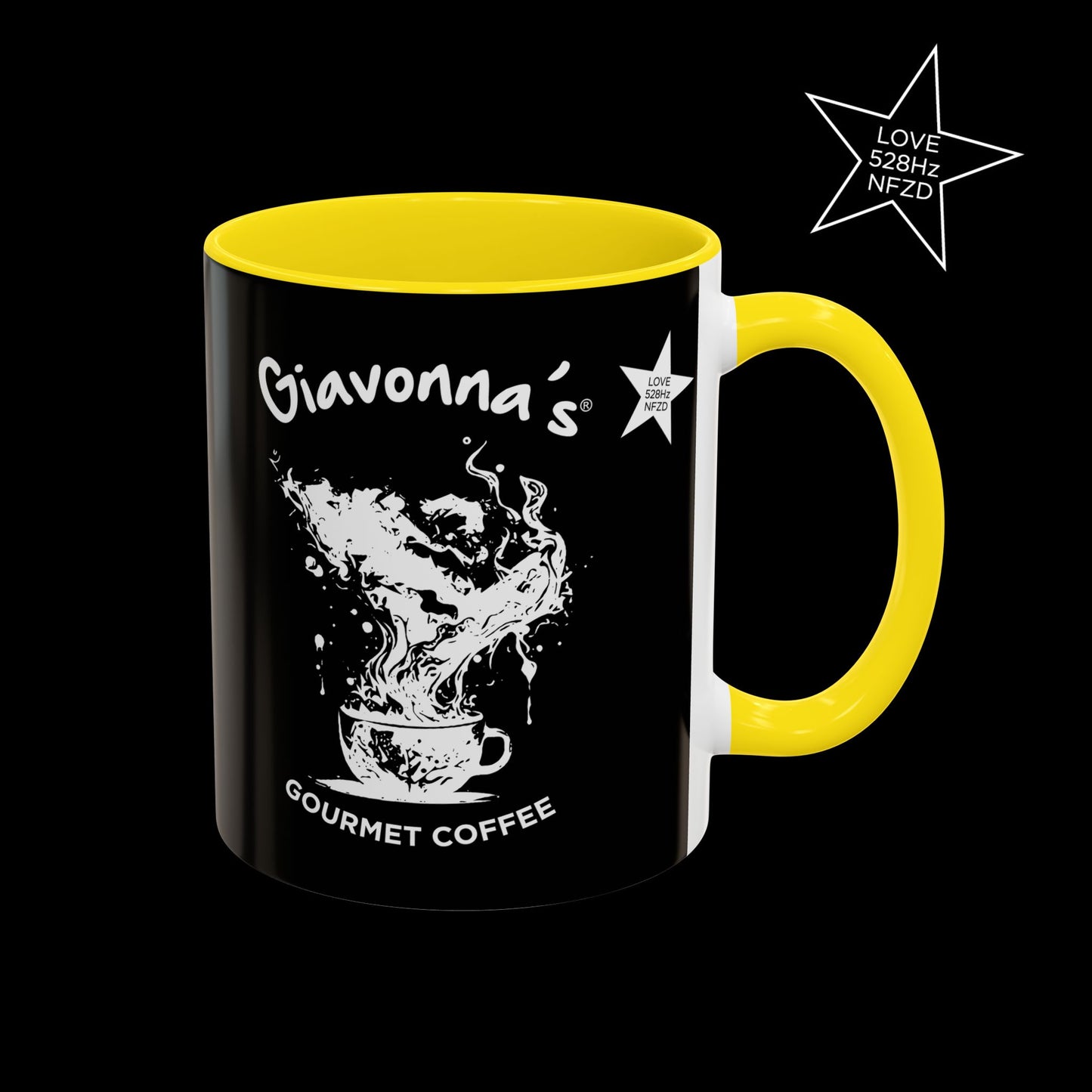 Gourmet Coffee Accent Mug - Perfect for Coffee Lovers, Gift for Him/Her, Office Decor, Birthday Presents, Home Kitchen