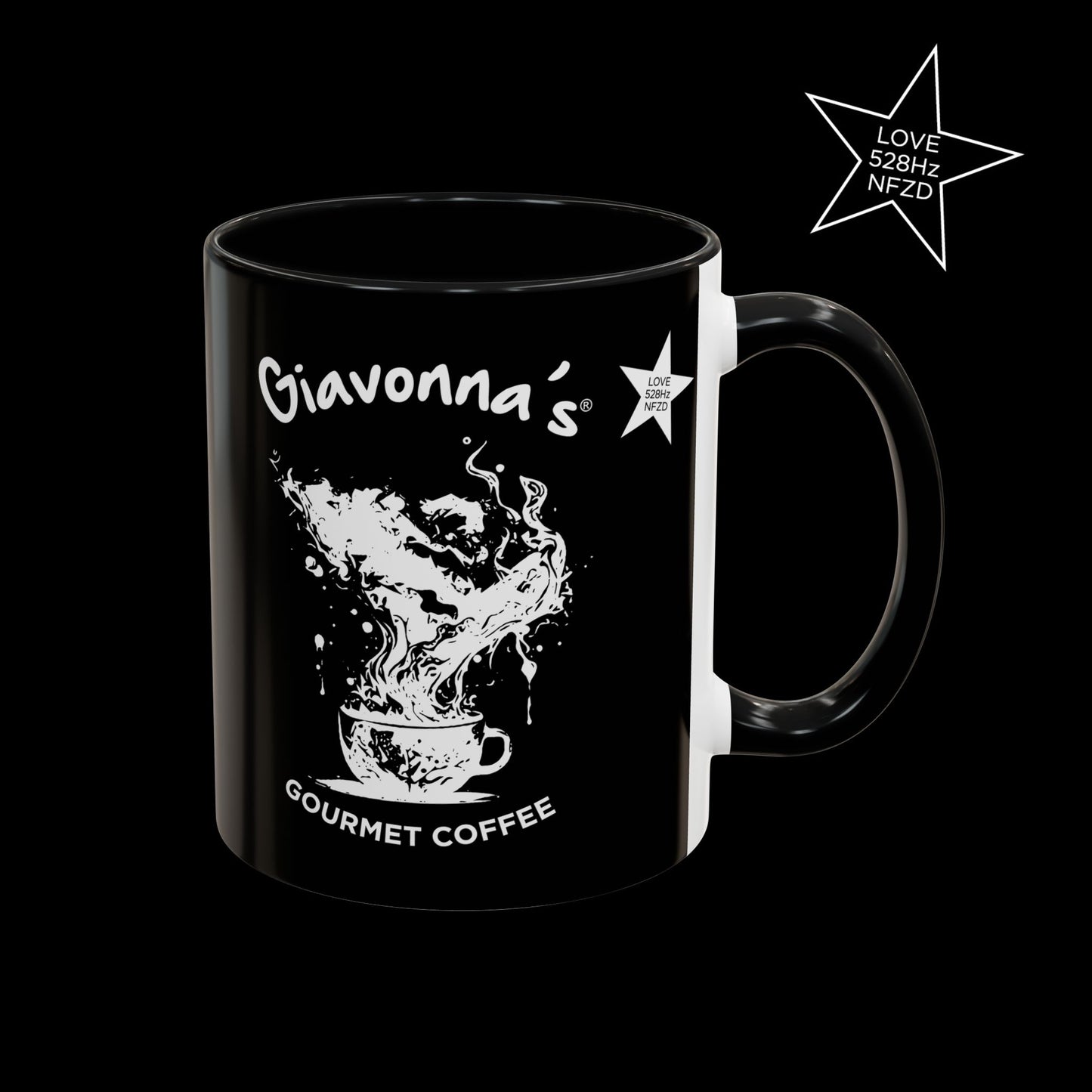Gourmet Coffee Accent Mug - Perfect for Coffee Lovers, Gift for Him/Her, Office Decor, Birthday Presents, Home Kitchen