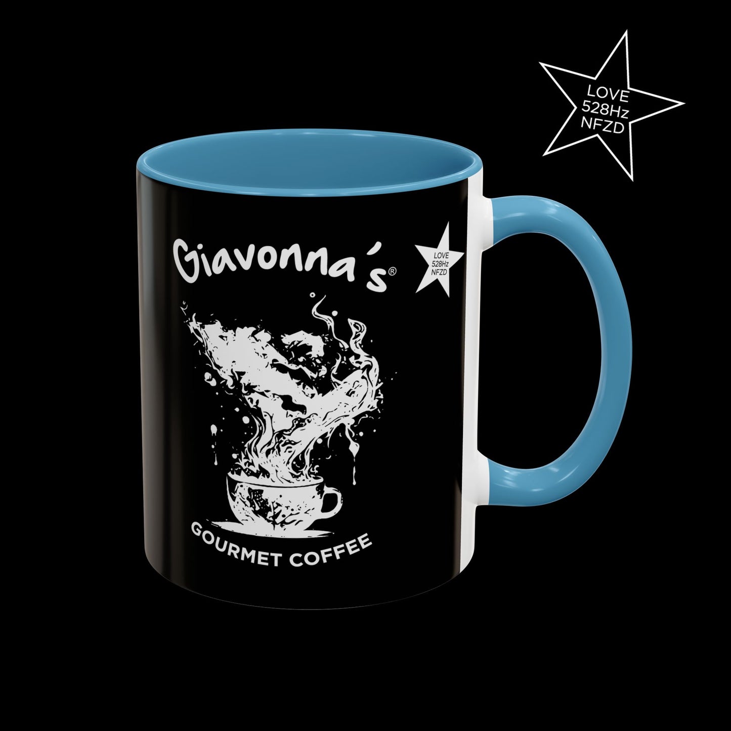 Gourmet Coffee Accent Mug - Perfect for Coffee Lovers, Gift for Him/Her, Office Decor, Birthday Presents, Home Kitchen