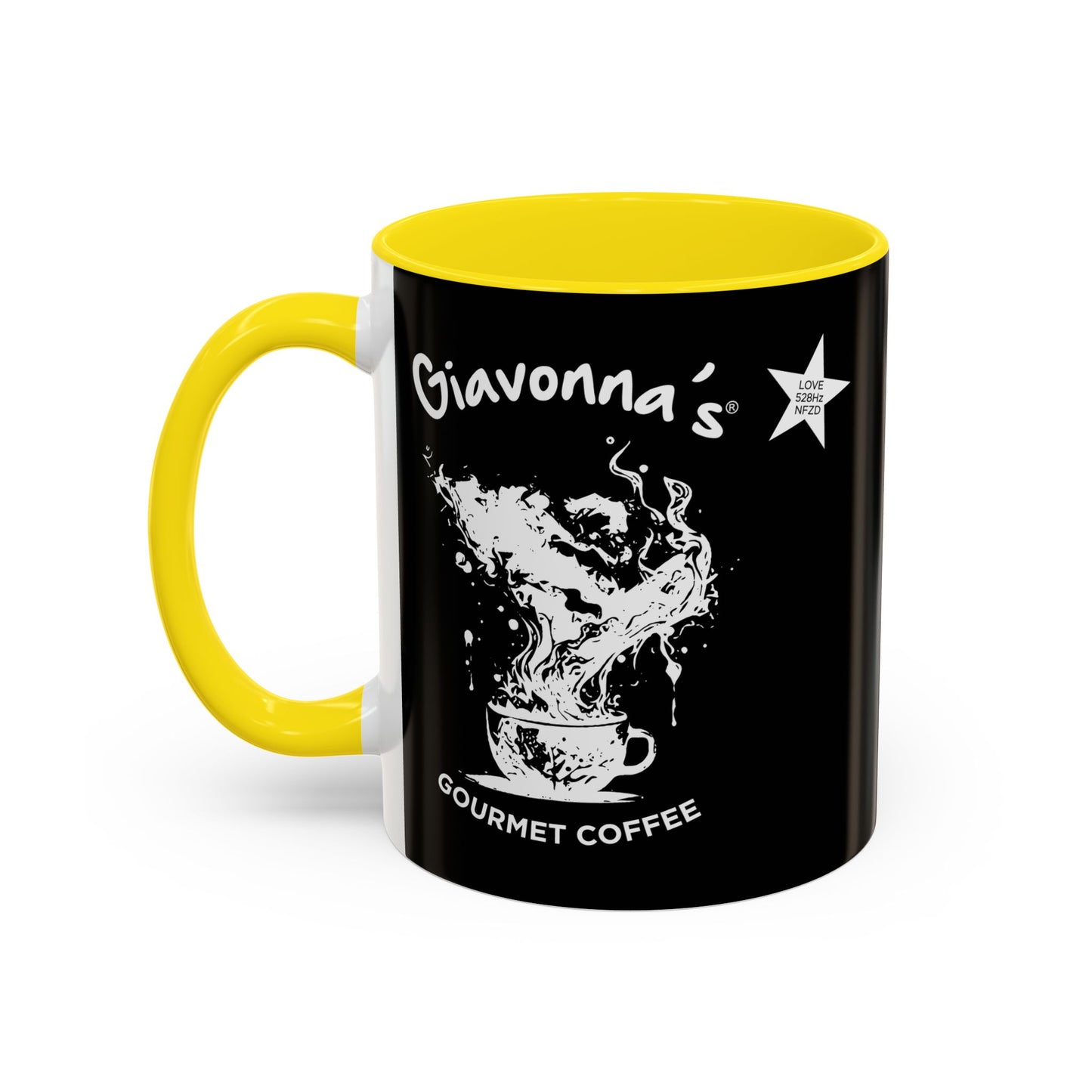 Gourmet Coffee Accent Mug - Perfect for Coffee Lovers, Gift for Him/Her, Office Decor, Birthday Presents, Home Kitchen