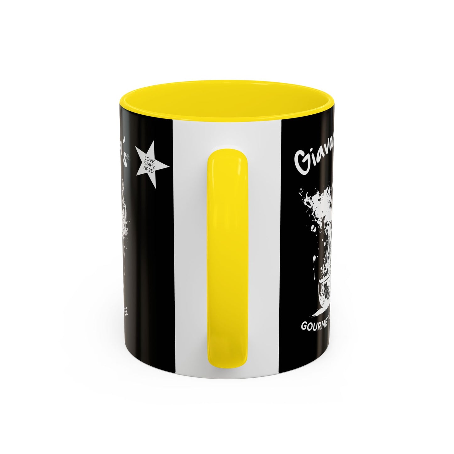 Gourmet Coffee Accent Mug - Perfect for Coffee Lovers, Gift for Him/Her, Office Decor, Birthday Presents, Home Kitchen
