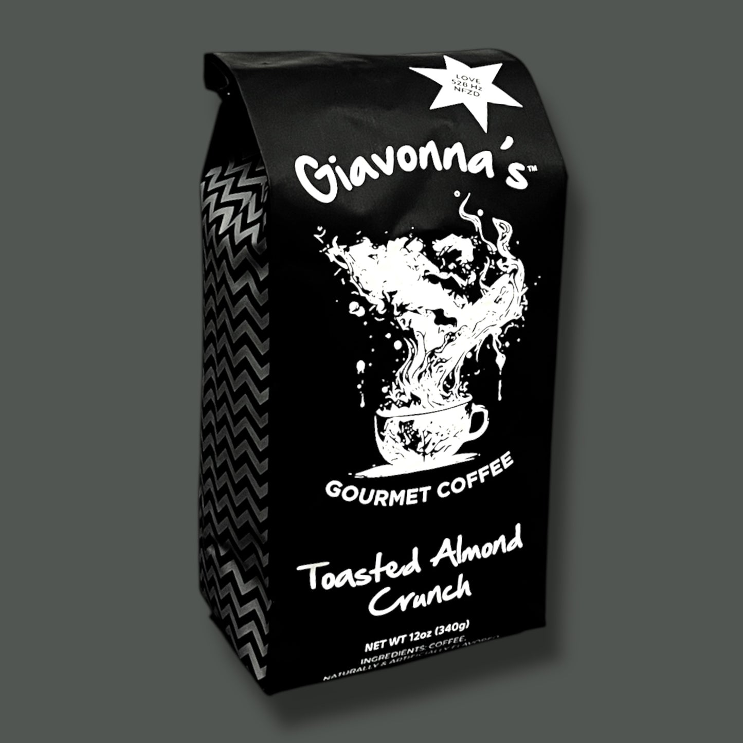 Giavonna’s Gourmet Coffee – Toasted Almond Crunch Blend - 528Hz Infused