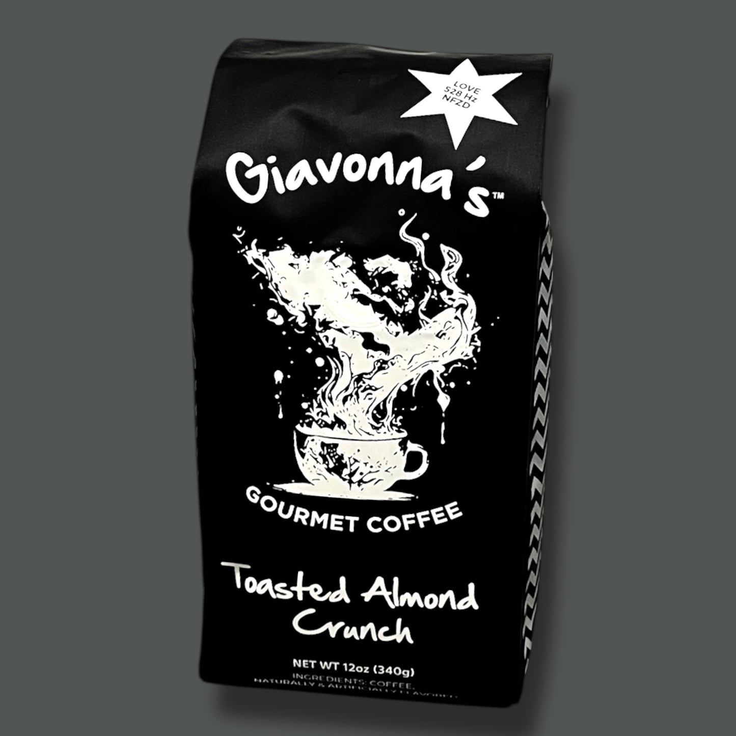 Giavonna’s Gourmet Coffee – Toasted Almond Crunch Blend - 528Hz Infused