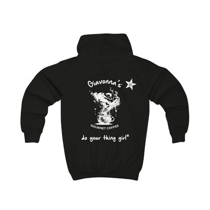 Personalized Kids Hoodie, Customizable Children's Sweatshirt, Gift for Young Coffee Lovers, Birthday Present, Cozy Kids Apparel