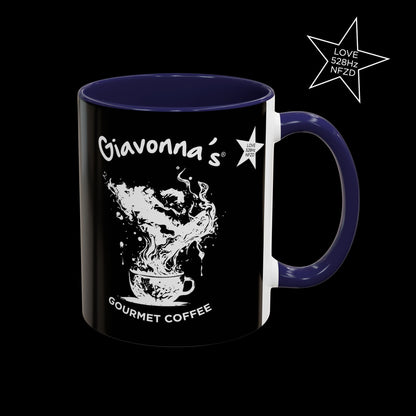 Gourmet Coffee Accent Mug - Perfect for Coffee Lovers, Gift for Him/Her, Office Decor, Birthday Presents, Home Kitchen