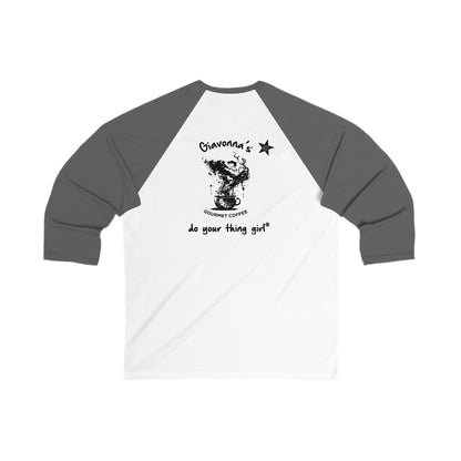 Unisex 3/4 Sleeve Baseball Tee