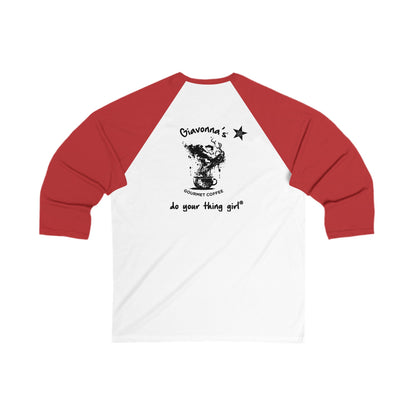 Unisex 3/4 Sleeve Baseball Tee