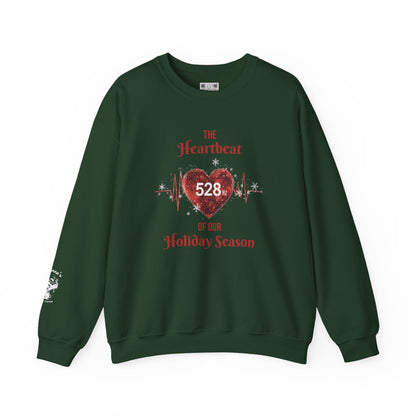 "The Heartbeat 528 of Our Holiday Season" Limited Edition Holiday Crewneck