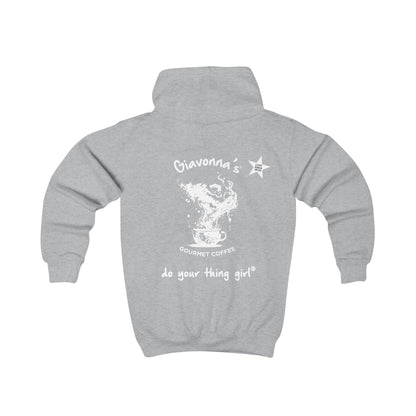 Personalized Kids Hoodie, Customizable Children's Sweatshirt, Gift for Young Coffee Lovers, Birthday Present, Cozy Kids Apparel
