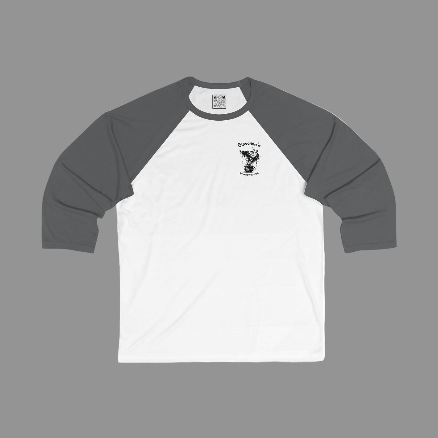 Unisex 3/4 Sleeve Baseball Tee