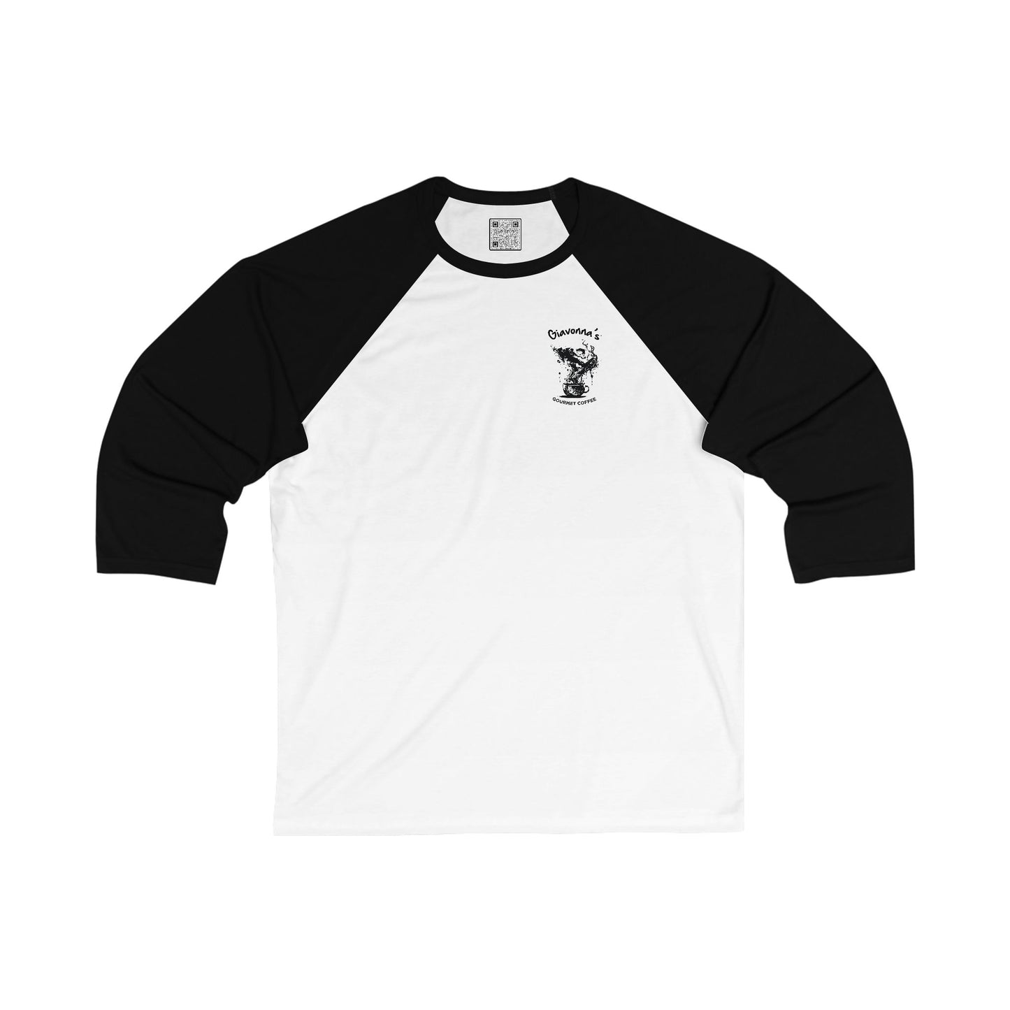 Unisex 3/4 Sleeve Baseball Tee