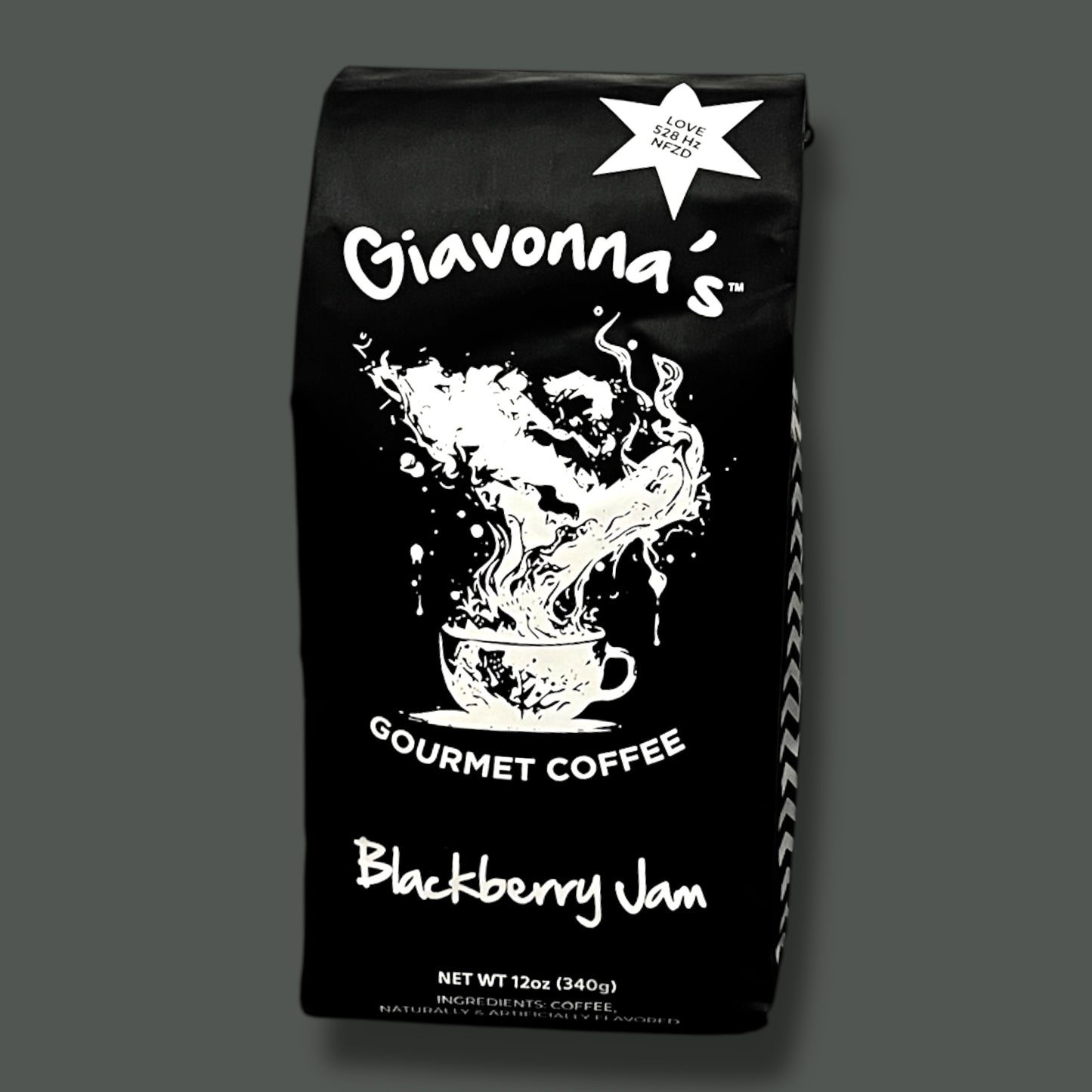 Giavonna’s Gourmet Coffee – BlackBerry Jam Blend - 518Hz Infused