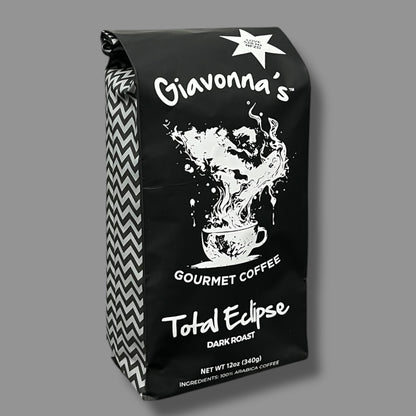 Total Eclipse Dark Roast 12 oz Coffee infused (NFZD) with 528Hz