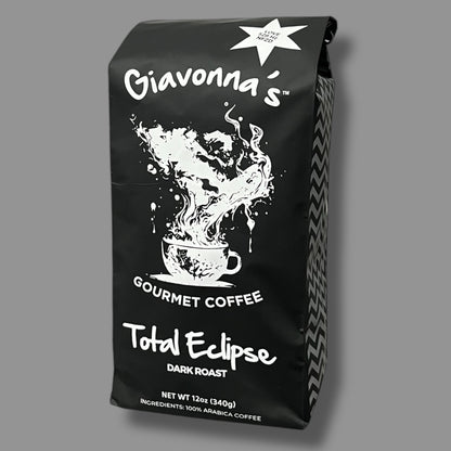 Total Eclipse Dark Roast 12 oz Coffee infused (NFZD) with 528Hz