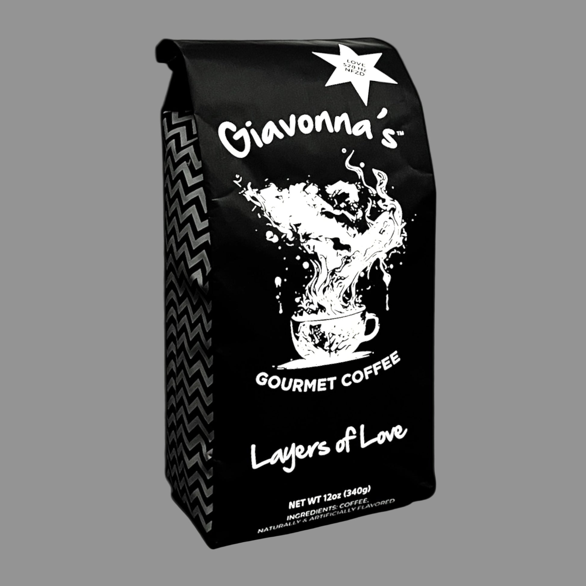 Giavonna's Gourmet Coffee Layers of Love bag - premium baklava-flavored specialty coffee inspired by honeyed, nut-forward flavor and warm spice.