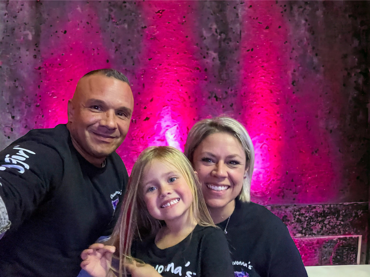 The Giavonna's Gourmet Coffee team: Giavonna, Phil, and Ashley, dedicated to crafting premium 528Hz-infused coffee blends and provided an elevated coffee experience. 